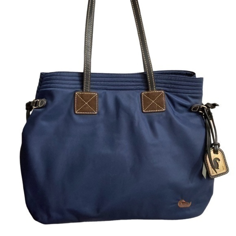 Dooney and Bourke blue nylon tote bag